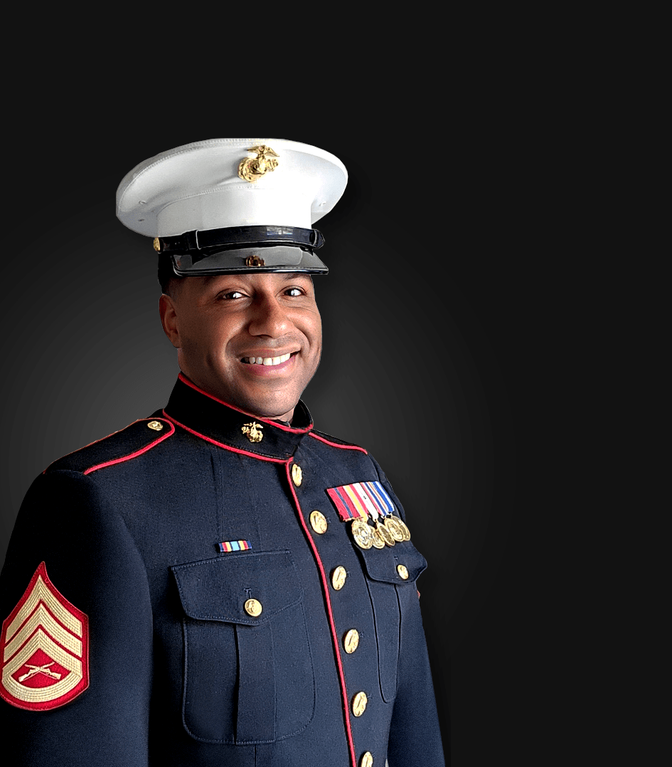 Founder William Jackson in Marine Corps uniform